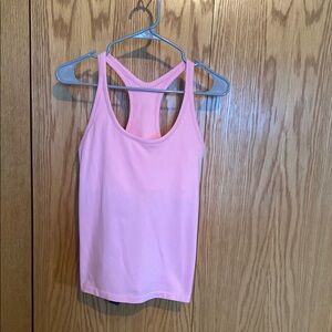 DSG Light Pink Women's Tank Top with built in shelf bra. Size medium. New w/tag.